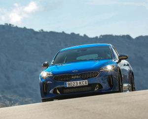 Kia Stinger blue dynamic  (33)